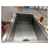 28"X19"X10" STAINLESS STEEL SINGLE BASIN SINK