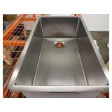30"X18"X10" STAINLESS STEEL SINGLE BASIN SINK