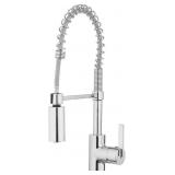 CHROME COMMERCIAL STYLE PULL DOWN KITCHEN FAUCET