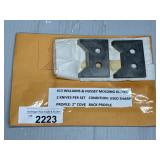 WILLIAMS & HUSSEY MOULDING KNIVES - COVE BACK