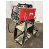 LINCOLN ELECTRIC HANDY MIG WELDER ON CART