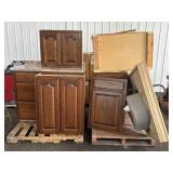 KITCHEN CABINET SET W/ TOP & SINK