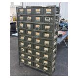 METALL ORGANIZER W/CONTENTS