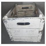 JONES-RICH WOOD MILK CRATE