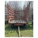16FT. L X 8FT. W X 8FT. T WOOD HAY WAGON