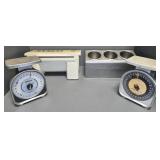 SCALES, SS CUTLERY HOLDER SARAN WRAP DISPENSER
