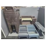 BEVERAGE DISPENSER, CUTLERY TRAYS