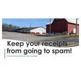 DIDNï¿½T GET YOUR EMAILED RECEIPT? WE CONTACT YOU B.