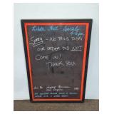 BACKLIT MENU BOARD (UNTESTED)