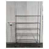 WIRE SHELF ON WHEELS