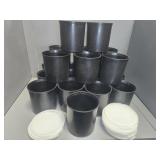 (21) CAMBRO SALAD CROCKS - CP27