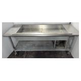 STAINLESS STEEL COLD DISPLAY TABLE