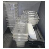 PLASTIC CAMBRO/SYSCO/CARLISLE PANS W/ LIDS