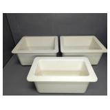 (3) CAMBRO COLDFEST FOOD PANS