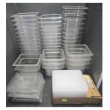 CAMBRO/TRUE PLASTIC 1/6 SZ FOOD STORAGE PANS