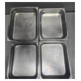 (10) FULL SIZE STAINLESS STEEL BUFFET PANS