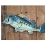 BASS FISH WALL MOUNT, ~21" L