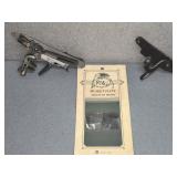 (2) MUSKET FLINTLOCK MECHANISMS, W/ MUSKET FLINT