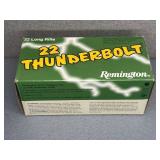 (1) BOX .22 CAL. REMINGTON AMMUNITION