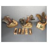 (3) WILD TURKEY DECANTERS, (5) TURKEY CALLS