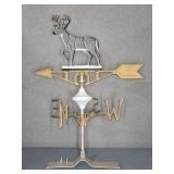 DEER-THEMED WEATHER VANE, 26"T