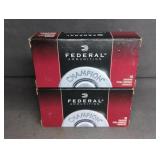 (2) 50 CARTRIDGE BOXES OF FEDERAL 9MM LUGER