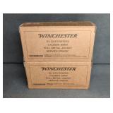(2) 50 CARTRIDGE BOXES OF WINCHESTER 9MM