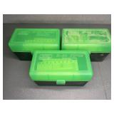 (3) EMPTY HARD PLASTIC CASING BOXES