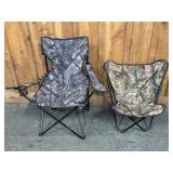 (2) CAMO FOLDING CHAIRS