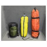 TENT, SLEEPING COT, SLEEPING BAG