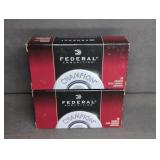 (2) 50 CARTRIDGE BOXES OF FEDERAL 9MM LUGER
