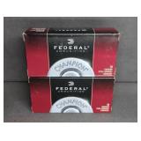 (2) 50 CARTRIDGE BOXES OF FEDERAL 9MM LUGER