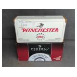 (2) 50 CARTRIDGE BOXES OF 9MM LUGER