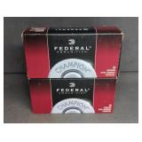 (2) 50 CARTRIDGE BOXES OF FEDERAL 9MM LUGER