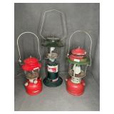 (3) COLEMAN LANTERNS - 22OE, 200A