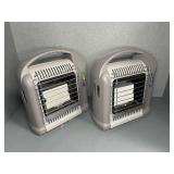 (2) KOZY-WORLD PORTABLE PROPANE HEATERS