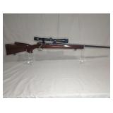 BRNO BOLT ACTION 6MM RIFLE W/ WEAVER K8-03 SCOPE