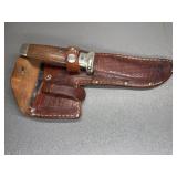 CASE TESTED XX KNIFE AXE COMBO W/ LEATHER SHEATH