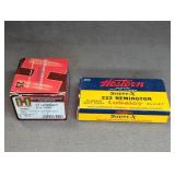222 REM. AND 17 HORNET AMMUNITION