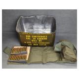 120 RNDS 30 CAL BALL AMMO IN 10 RND STRIP CLIPS