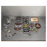 HARLEY DAVIDSON/HOG PATCHES, PINS, MEDALLIONS