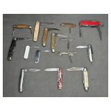 (15) ASSORTED JACK KNIVES & FOLDING KNIVES
