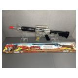 RED RYDER BB GUN AND PLASTIC AIRSOFT GUN