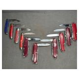 (10) ASSORTED SWISS ARMY KNIVES, JACK KNIVES