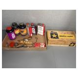 BLACK POWDER, LEAD BALLS, POWDER SCALE,