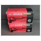 (2) 50 CARTRIDGE BOXES OF GECO .357 MAGNUM