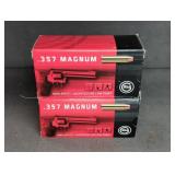 (2) 50 CARTRIDGE BOXES OF GECO .357 MAGNUM