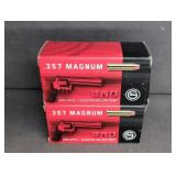 (2) 50 CARTRIDGE BOXES OF GECO .357 MAGNUM