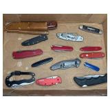 (14) HUNTING & POCKET KNIVES