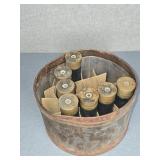 VINTAGE 8GA. AIRPLANE ENGINE STARTING SHELLS